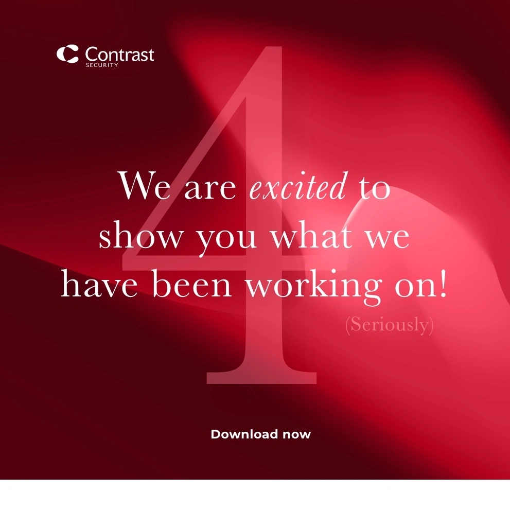 Contrast Security campaign creative